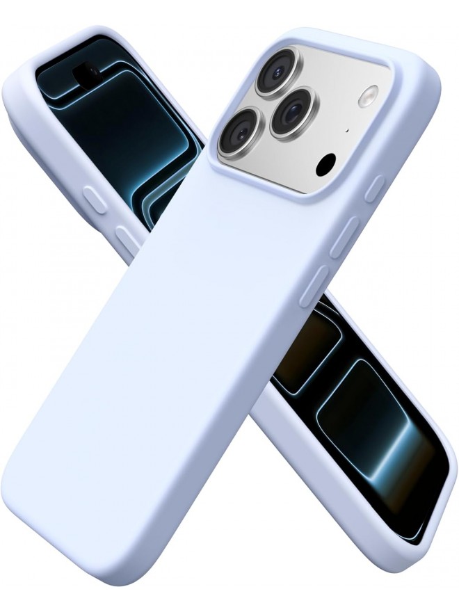 Slim Magnetic Shockproof IP17Pro Phone Case-Baby Blue