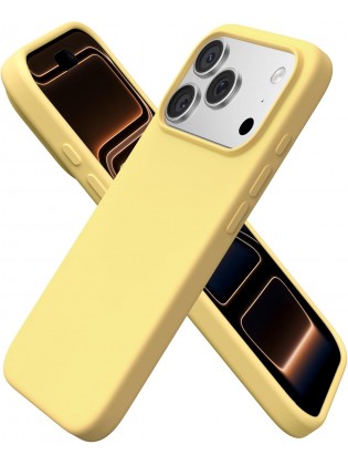 Slim Magnetic Shockproof IP17Pro Phone Case-Yellow