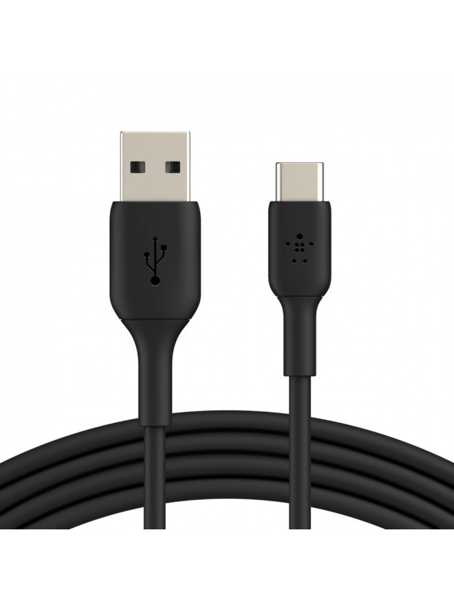 USB-C to USB-A Cable (15cm / 6in, Black)