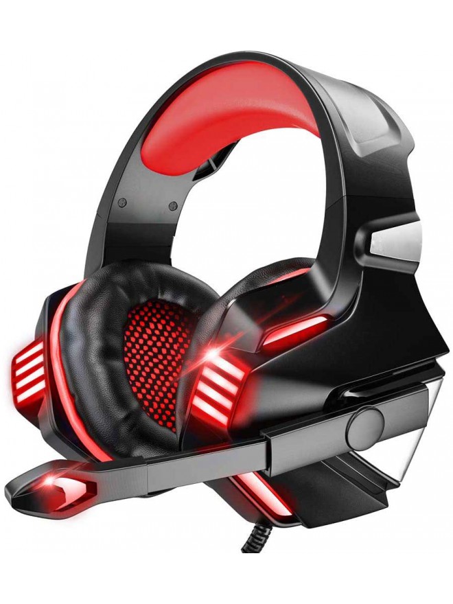 095 Gaming Headset , Red